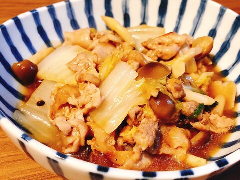 白菜と豚肉のうま煮